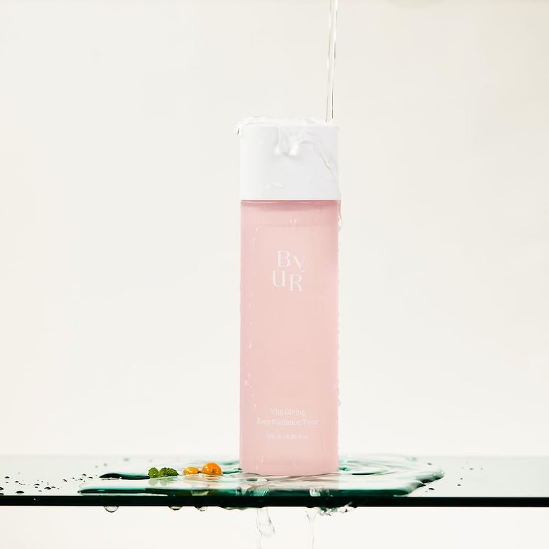 ByUR Vita Giving Keep Radiance Toner - Brightening & Hydrating, Dark Spots & Hyperpigmentation, Uneven Skin Tone, Hyaluronic Acid, Niacinamide, & Vitamin C, Gentle Facial Pore Care Korean Skincare