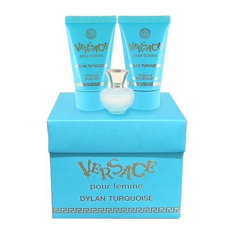 Versace Dylan Turquoise Womens Mini Perfume Trio Gift Set