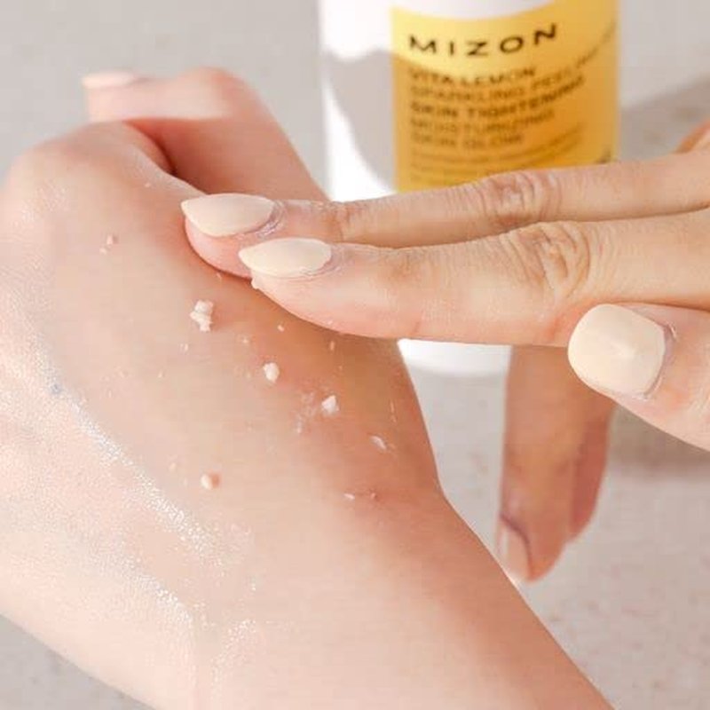 MIZON Vita Lemon Peeling Gel - Exfoliating Gel with Lemon Peel Oil & Sparkling Water | 150g (5.3 Oz)