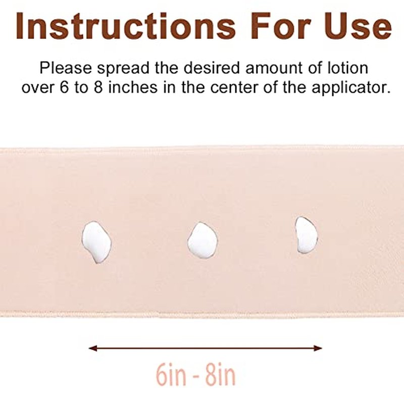 Lotion Applicator for Back, Self Back Tanning Applicator Back Lotion Applicators Tanning Back Applicator Double Side Used Soft Smooth Even for Lotions Mousses Creams