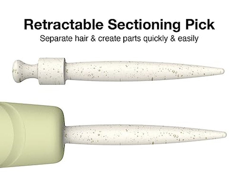 Olivia Garden NewCycle Ionic bristles Cushion Hair Brush and made from 100% recycled material (except bristles and cushion)