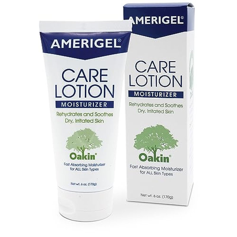 AMERIGEL Care Lotion – Hypoallergenic Moisturizer - Diabetic Skin Care - Rehydrates and Soothes Dry, Irritated Skin - 6 oz.