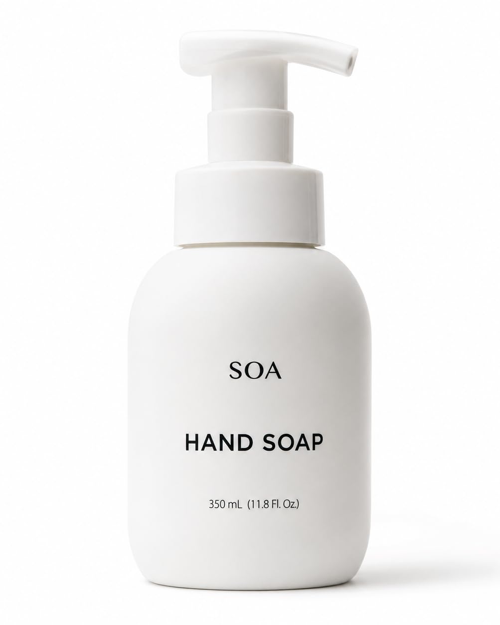 SOA Foaming Hand Soap, Rose Geranium Essential Oil, Plant-Based Gentle Cleanser for Sensitive Skin, Vegan & Naturally Scented,11.8 fl oz