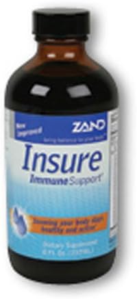 ZAND HERBALS Insure Herbal Liquid Blend - 17 Wellness Ingredients - w/Echinacea, Elderberry, Ginger, Sage, Peppermint and More - Gluten Free, Vegan, Non-GMO, 60-Day Guarantee, 197 Servings, 8 FL OZ