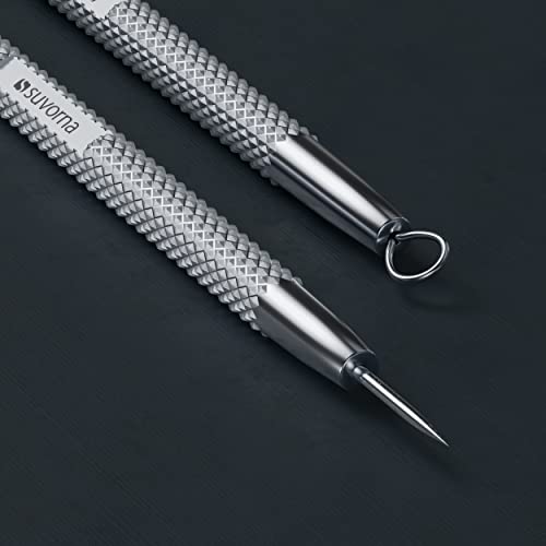 Suvorna Skinpal milia Remover Tool, Pimple Popper, Extractor for Pimple, Blackhead, Whitehead, Comedone, Acne, Zit, Blemish, Cyst, Spot, Lancet Needle for face Popping, Lancet for Facial Extraction.