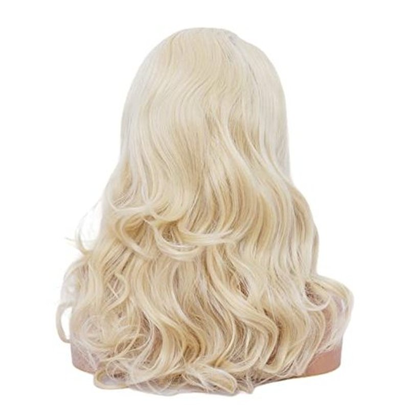 Gerulyss Retro Black Wig for 50S 60S 70S Beehive Long Wavy Wig for Women with Bangs Big Bouffant Costume Wig for Halloween,Party,Daily Use