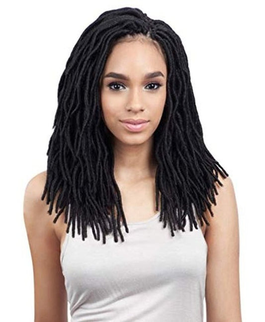 FreeTress Synthetic Hair Crochet Braids 2X Soft Wavy Faux Loc 12" (4-Pack, 27)