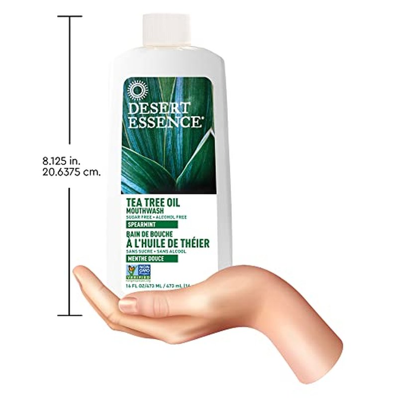 Desert Essence Tea Tree Oil Mouthwash 16 Fl Oz