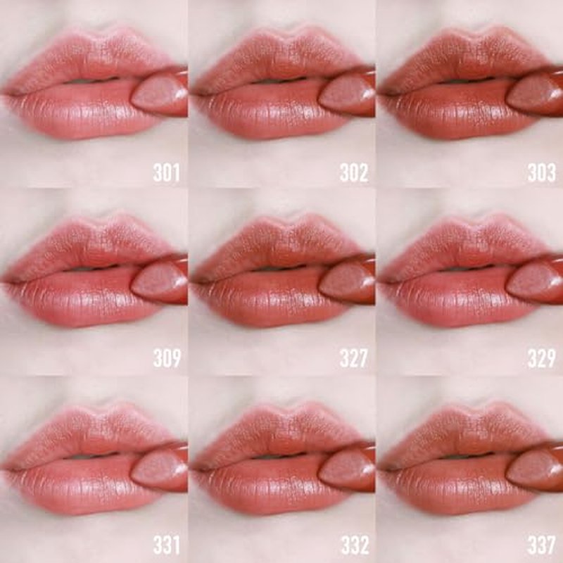 READY TO SHINE Newest Matte Vegan Lipstick with Creamy Satin Finish, Neutral Peach with Rose Tone Lip Color -CRUSH ON YOU (329-Now And Forever)