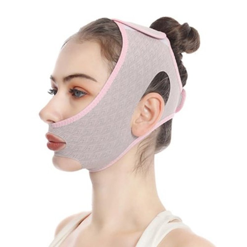 BOTHS58*18cm 1pcs V-Shaped Face with Lifting Mask Breathable Chin Lift Anti-Wrinkle Sleeping Mask with Skin Firming Face Lifting Band