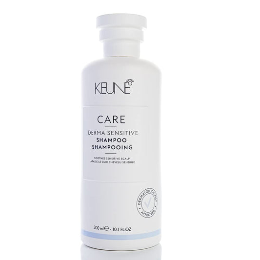Keune Care Derma Sensitive Shampoo - Soothing Allergen-Free Cleanser for Dry Scalp, 10.1 Fl Oz