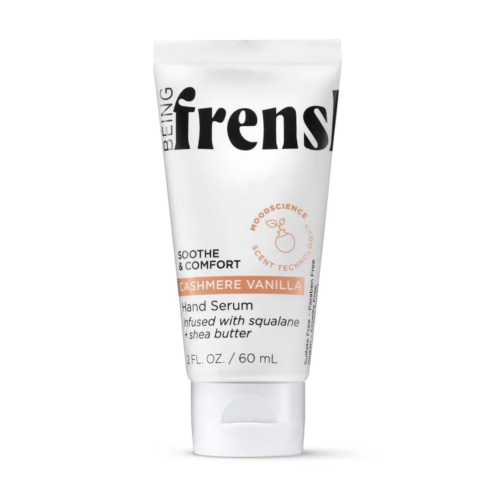 Being Frenshe Hydrating Hand Serum Lotion with Squalane & Shea Butter – Cashmere Vanilla – 2 fl oz