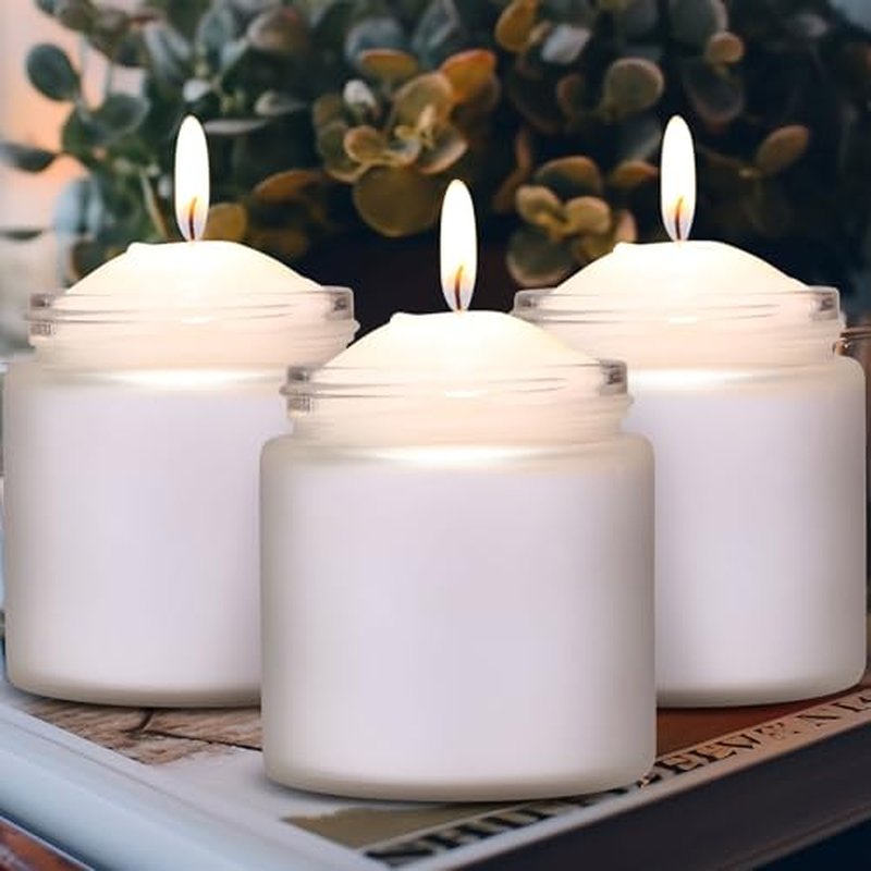 Geiserailie Glass Cosmetic Containers Empty Sample Jars with Leak Proof Lids Makeup Sample Containers for Lotion Cream Cosmetic(10 Pieces,5 Gram)