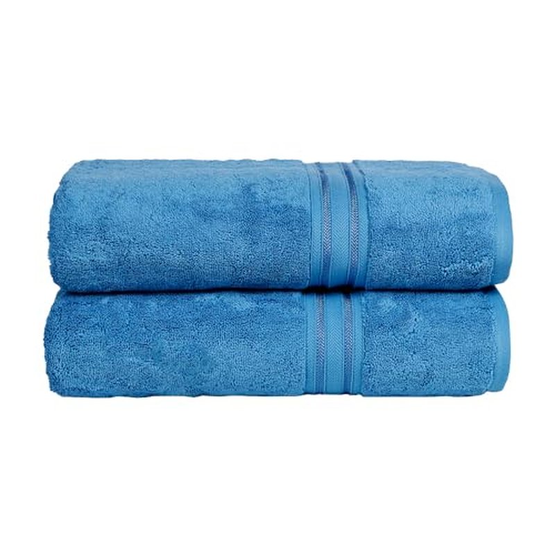 Casa Lino 4 Pack Bath Towels (27x54), 100% Pure Cotton, Luxury Bath Towels, Lightweight & Highly Absorbent, Quick Drying Towels for Bathroom, for Daily Use Bathroom, Red