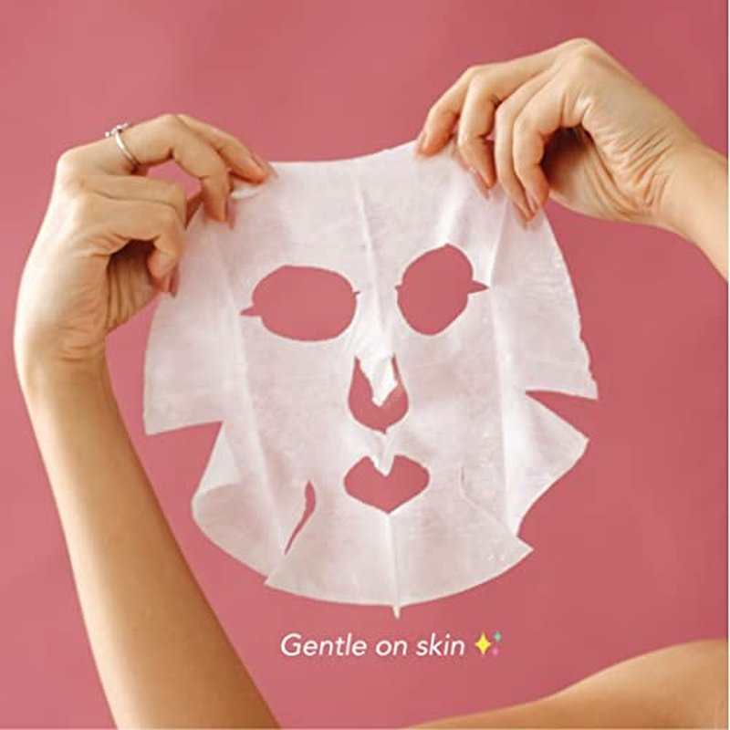 Innerest Original Derma Beauty Collagen Face Masks 24 PK Soothing & Calming Lavender Face Mask Skin Care Sheet Masks Set for Beauty & Personal Care Korean Face Mask