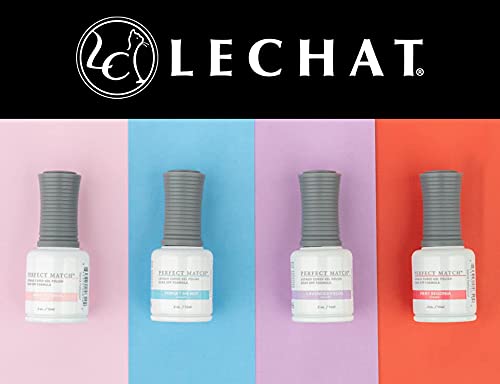 LECHAT - Perfect Match Gel Polish - Crown Royal - Dark Golden Brown with Frost Finish and Fine Gold Glitter - (0.5 Ounce) - Easy Application - Soak Off Formula