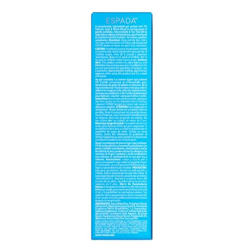 FOREO Flawless & Fabulous ESPADA 2 Plus Bundle - ESPADA BHA+PHA Blemish Solution, 0.5 oz - Medical-grade Silicone - Scar Treatment for Face - Pimple & Blemish Removal - Pistachio