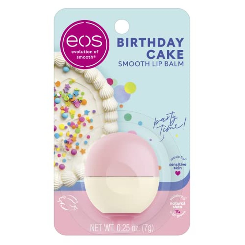 eos 100% Natural Lip Balm- Vanilla Mint, All-Day Moisture, Made for Sensitive Skin, Lip Care Products, 0.25 oz