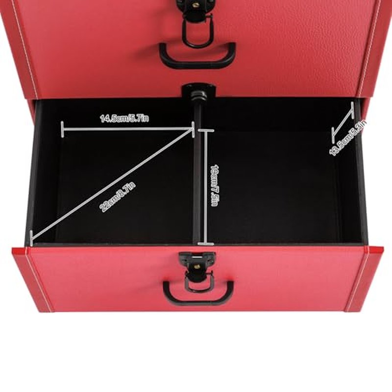 PalaUha Rolling Makeup Train Case Professional Cosmetic Organizer Trolley with Drawers Compartment Nail Case Wheeled Manicure Pedicure Storage Case for Hair Stylists Makeup Artists (Pink & Black B)