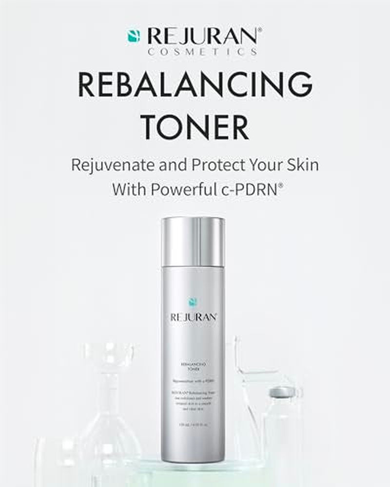 Rejuran® Skincare Duo - c-PDRN® Turnover Ampoule & Rebalancing Toner for Firming, Hydration, Pore Care | 1.69 fl oz Set