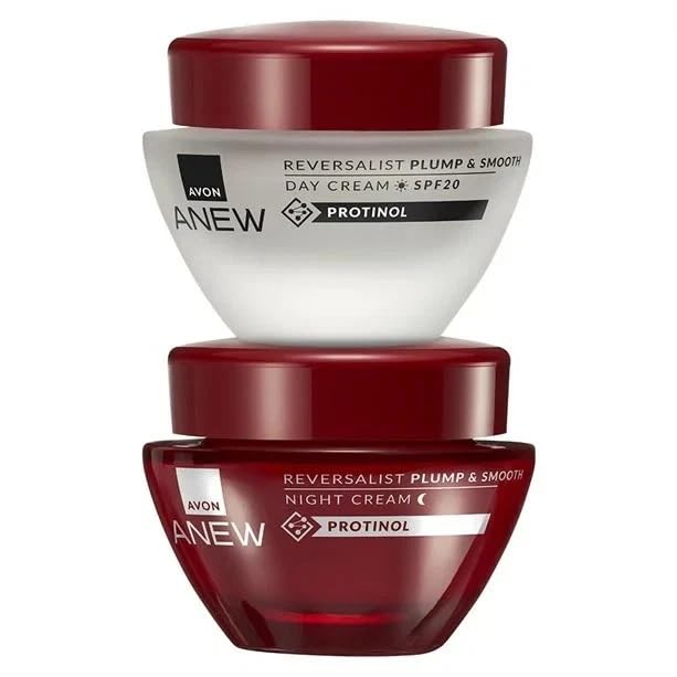 A-new Reversalist Plump & Smooth Day & Night Cream - 2 x 1.70 fl. oz | Anti-Aging Moisturizer