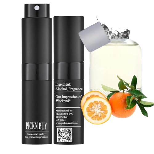 PICKN BUY Luxury Perfume for Women 0.34 Fl oz, Scent Compatible to Burb. Weekend Perfume, Made in USA, Long-Lasting Spray Comes in Refilable Bottle