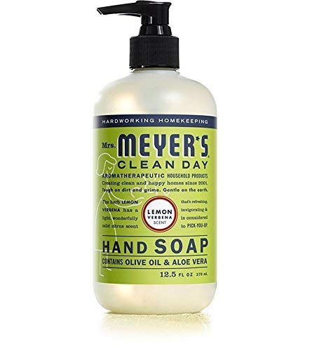 Mrs. Meyer's Clean Day Liquid Hand Soap - 3 Scent Variety Pack | Lemon Verbena, Lavender, Basil