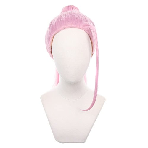 Mystylecos Sanzu Haruchiyo Long Pink Wig with Ponytail Halloween Heat Resistant Hair Anime The Way of Rebirth Cosplay Wig