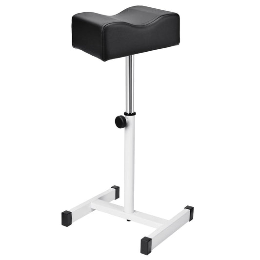 Adjustable Footrest for Pedicure & Manicure - Comfortable Nail Beauty Stool for Home Salon | Black