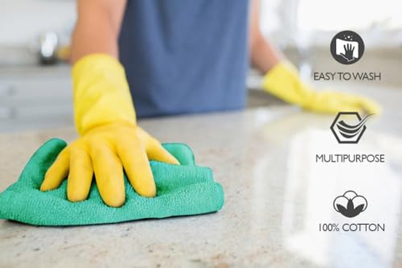 Premium Wash Cloths Pack of 12 (13" x 13" Inches)- 100% Combed Ring Spun Cotton WashCloth - Luxury Washcloths – Ultra Soft Face Towels - Highly Absorbent Wash Cloth for Face (Sea Green)