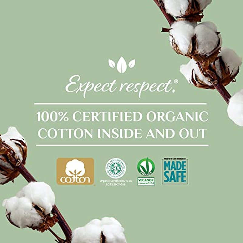 Organyc Organic Cotton Balls, 100 Count (Pack of 24)