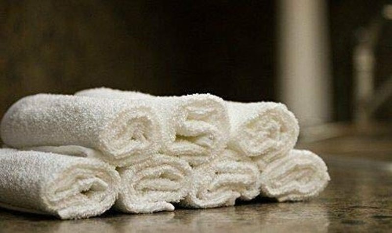 QUBA LINEN 100% Cotton - Wash Cloth Set - Pack of 24, Flannel Face Cloths, Highly Absorbent and Soft Feel Fingertip Towels (White, 12x12 Pack of 12)