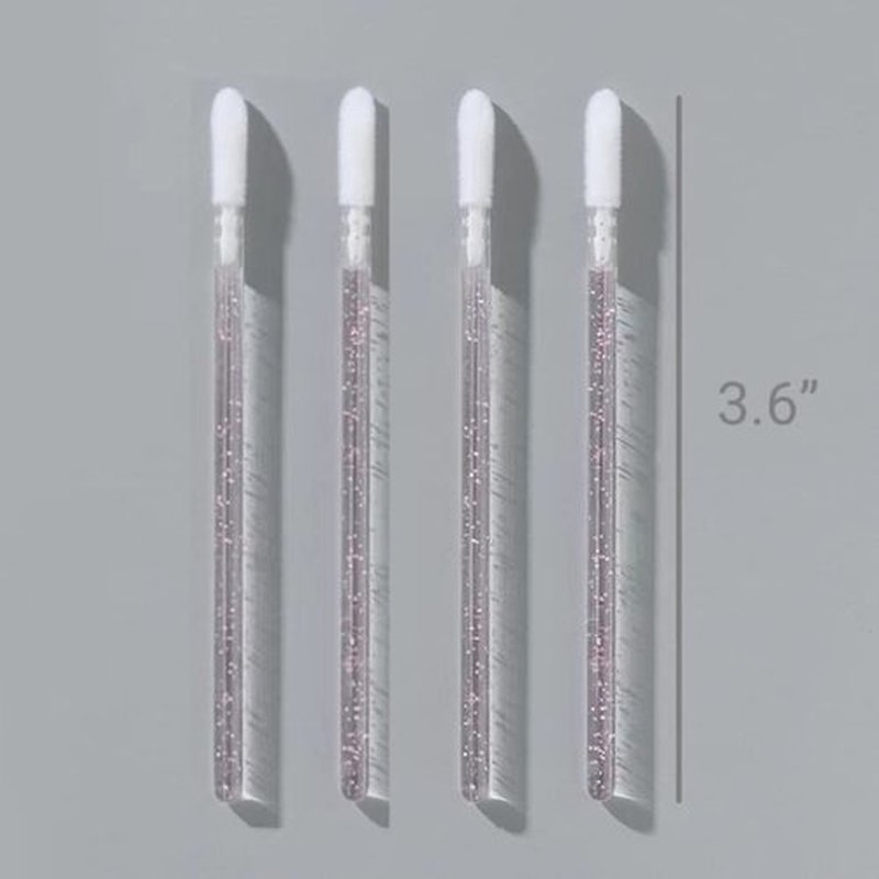 YSAFAI 600 Pieces Crystal Lip Brush Disposable Lip Gloss Wands Lipstick Applicator