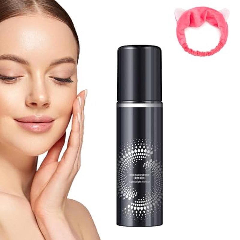 Long Lasting Hydrating Makeup Setting Spray, Long Lasting Makeup Setting Spray, Makeup Setting Spray for Face, Setting Spray For Makeup Long Lasting for All-Day Makeup Perfection (Black, 1)