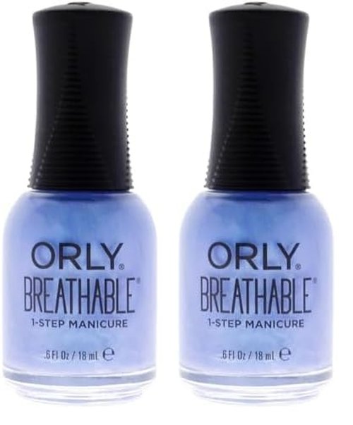 Orly Breathable Treatment Plus Color - 2060033 You Had Me At Hydrangea Nail Polish Women 0.6 oz (Pack of 2)