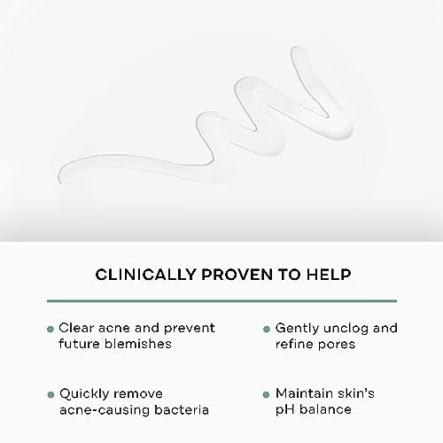 Replenix 10% Benzoyl Peroxide Wash, Advanced Acne Cleanser for Face and Body, 6.7 oz.