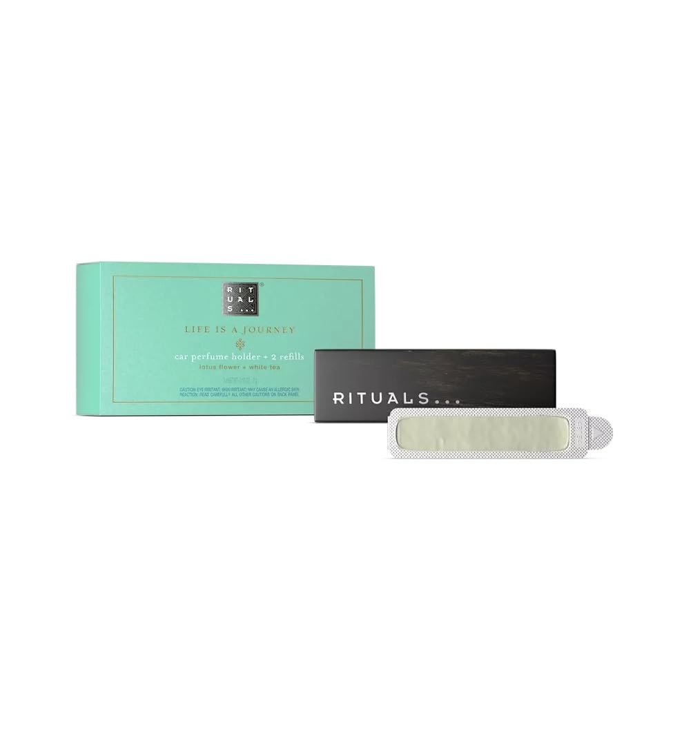 THE RITUAL OF KARMA Life is a Journey - Karma Car Perfume holder + 2 refills -lotus flower & white tea