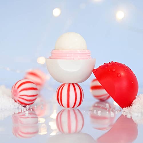 EOS Limited Edition Holiday Lip Balm, Raspberry Cloud & Blackberry Bellini, All-Day Moisture, Made for Sensitive Skin, 0.14 oz, 2-Pack, Clear