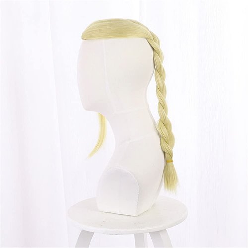 Mystylecos Ken Ryuguji Wig Anime Long Braid Blonde Cosplay Wigs The Way of Rebirth Halloween Party Wig