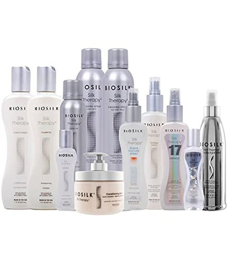 BioSilk Silk Therapy Lite, Leave-In Reconstructing Treatment To Smooth Fine & Thin Hair, Sulfate, Paraben & Cruelty-Free, 2.26 Oz
