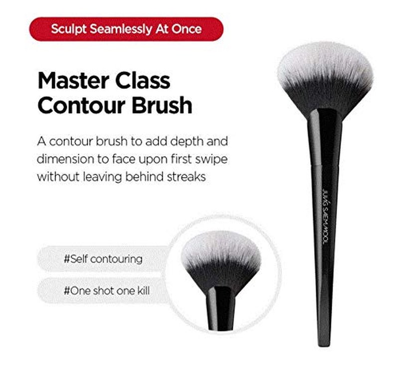 [JUNGSAEMMOOL OFFICIAL] Masterclass Contour Brush | Makeup Artist Brand | Synthetic Fanned makeup Brush | Flawless Sculpting