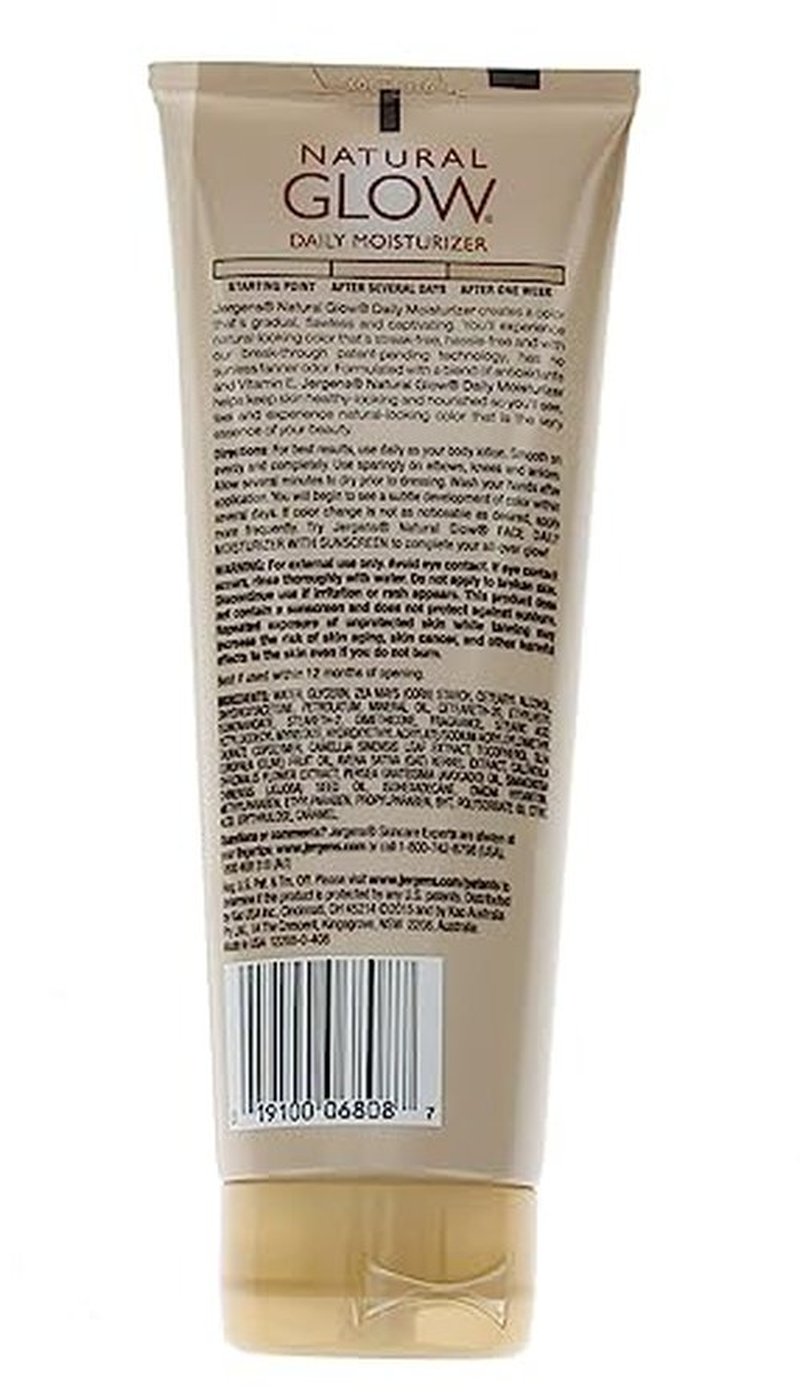 Jergens Natural Glow Revitalizing Daily Moisturizer, Fair to Med, Trial Size - 2 oz - 2 pk