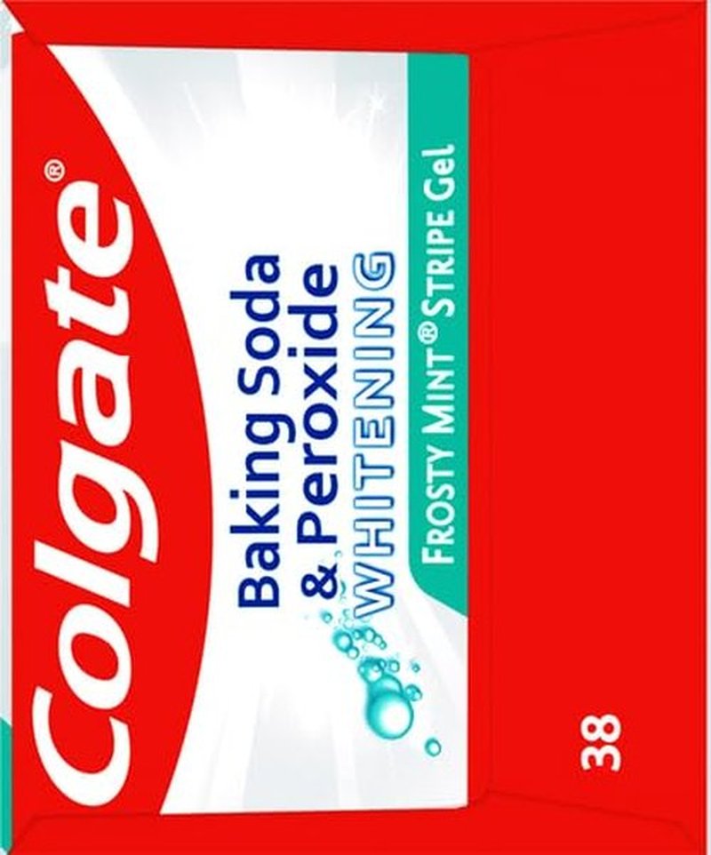 Colgate Baking Soda & Peroxide Whitening Toothpaste Frosty Mint Stripe, 6 Ounce (Pack of 1)