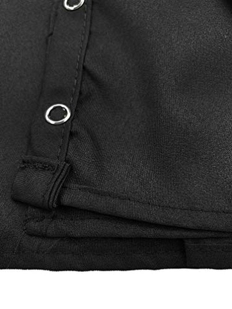 A Size Above Oversized Styling Cape with Snap Closure, Cut to Fit and Flatter a Larger Figure, Fits Up to 28 inch Neck, Soft Poly/Nylon Blend Fabric, Water Resistant, Machine Washable, Black