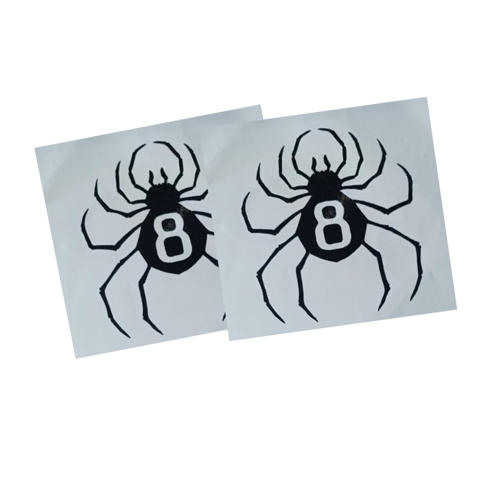 Anime Tattoo Spider 8,Anime Cosplay Temporary Sticker (D)