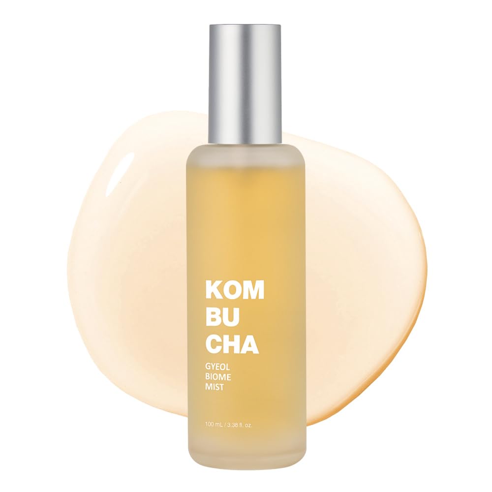 Elishacoy | Kombucha Gyeol-Biome Mist 100 ml / 3.38 fl oz – Hydrating Face Mist with 506-Hour Fermented Kombucha, Vegan Cooling & Moisture Spray for All Skin Types