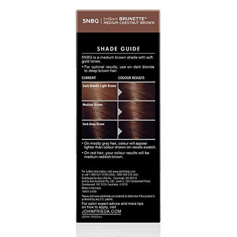 John Frieda Precision Foam Permanent Hair Colour in 4PBN Dark Cool Espresso Brown