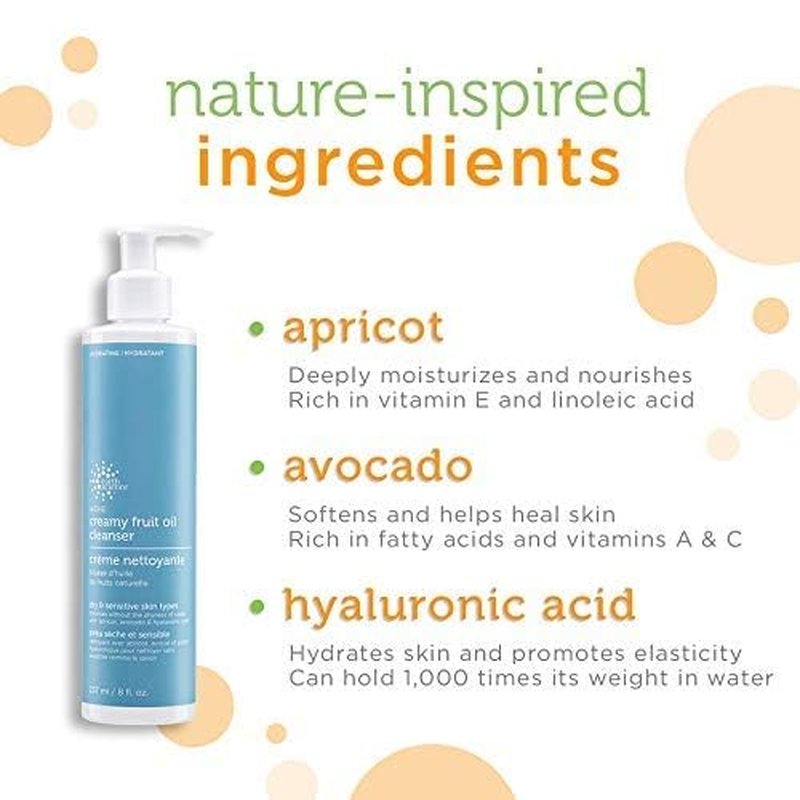 Earth Science A-D-E Creamy Fruit Oil Cleanser, Pack of 2