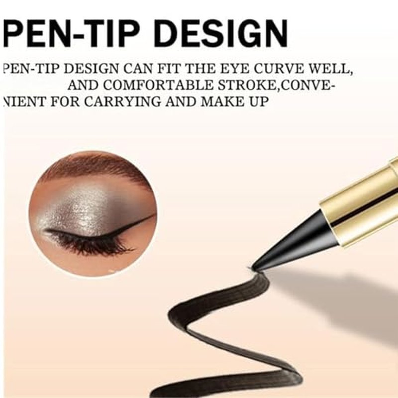 dfgsxifc Bousalutend Eye Liner, Bousalurrens Eyeliner Cream, Athartle Natural Waterproof Eyeliner Cream, Matte Quick-Dry Eyeliner, Eyeliner for Mature Women Gel, Halloween Make Up for Adults (01)