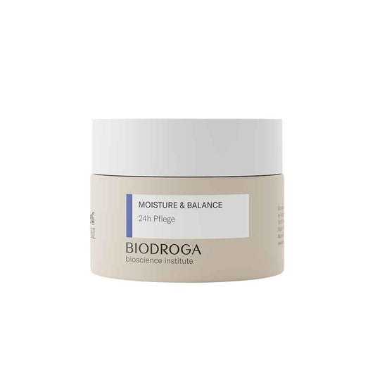Biodroga 24-Hour Moisture & Balance Cream - Hyaluronic Acid & Cica Hydration | 1.7 oz, Soothing Formula